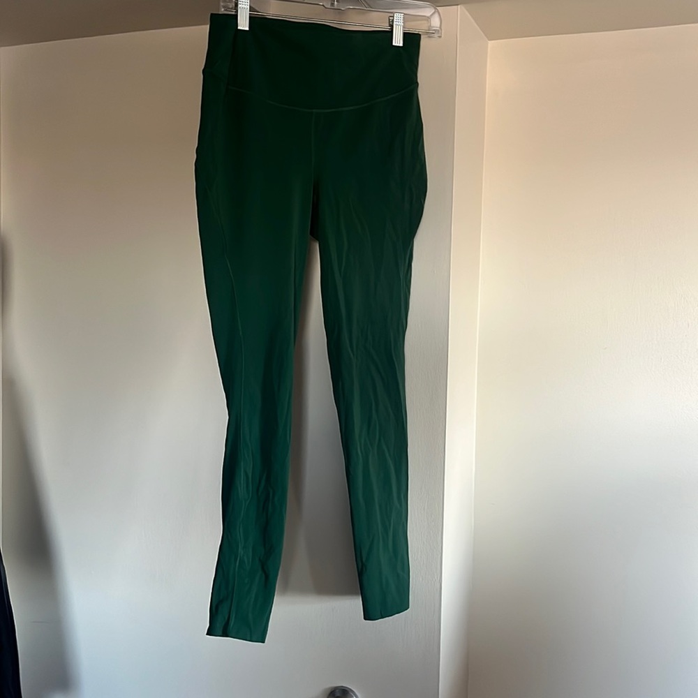 Green leggings